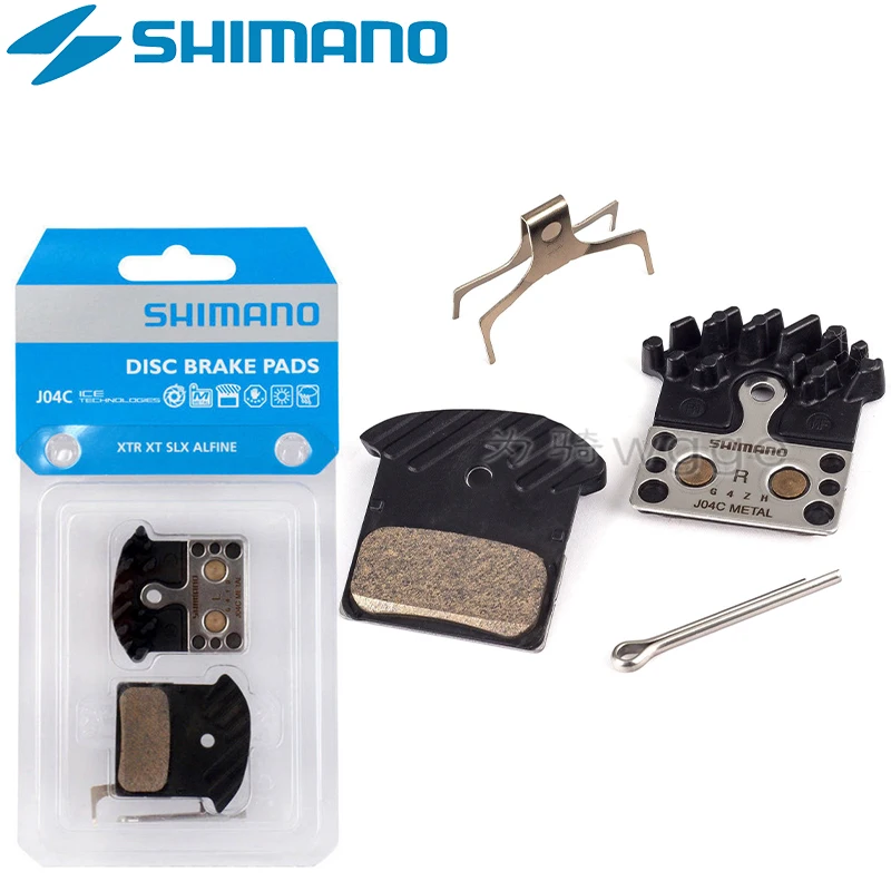 SHIMANO J02A RESIN Brake Pads with cooling fins fit with DEORE M615/SLX M675/M7000/XT M785/M8000
SHIMANO J02A RESIN Brake Pads with cooling fins fit with DEORE M615/SLX M675/M7000/XT M785/M8000