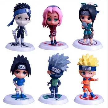 6 Pcs/ Set Cool Naruto Action Figures Toy Doll Anime Figurine Collection Desk Car Toy Q Edition 8CM PVC Model Children Toys Gift
6 Pcs/ Set Cool Naruto Action Figures Toy Doll Anime Figurine Collection Desk Car Toy Q Edition 8CM PVC Model Children Toys Gift