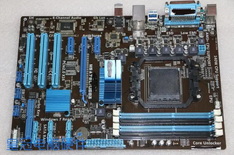 ASUS M5A78L/USB3 Solid State Motherboard AM3/AM3+ Support Bulldozer,90%new