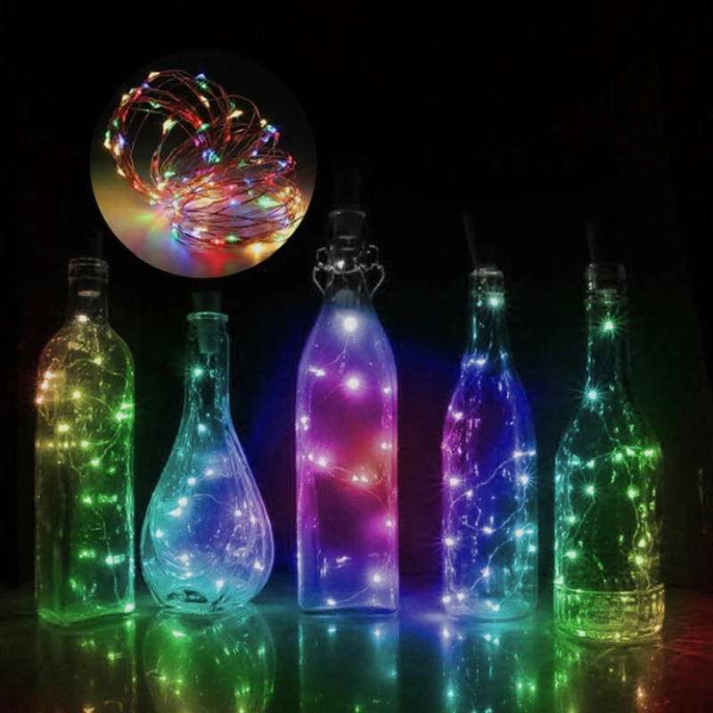 LED Wine Bottle Copper Wire String lights bulb Cork Festival Party Glow Supplies Home Decoration
LED Wine Bottle Copper Wire String lights bulb Cork Festival Party Glow Supplies Home Decoration