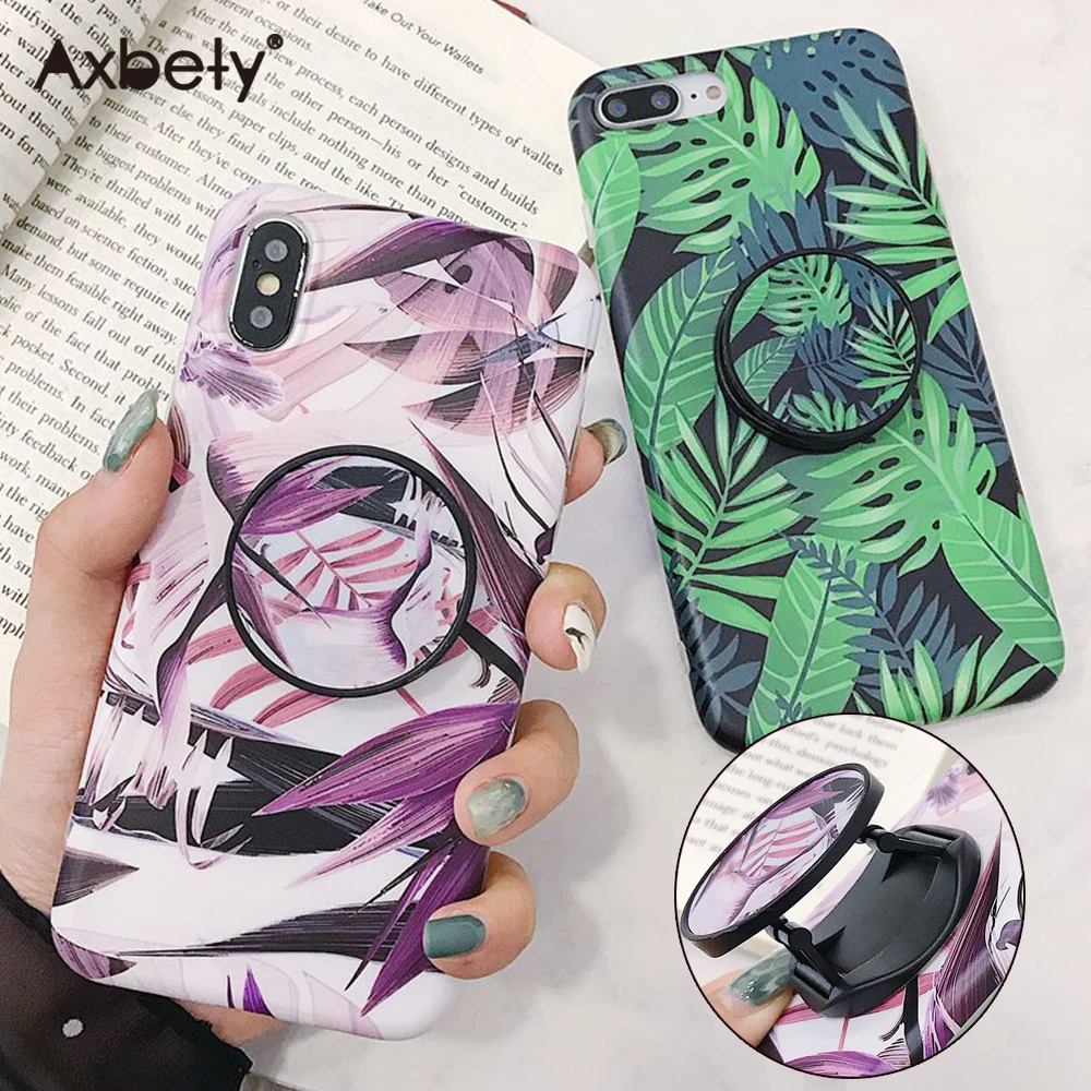 For iPhone XR 11 Pro X XS Max Case Tropical Palm Leaves Foldable Kickstand Holder Cover For iPhone 7 6 6s 8 Plus Soft TPU Coque
For iPhone XR 11 Pro X XS Max Case Tropical Palm Leaves Foldable Kickstand Holder Cover For iPhone 7 6 6s 8 Plus Soft TPU Coque