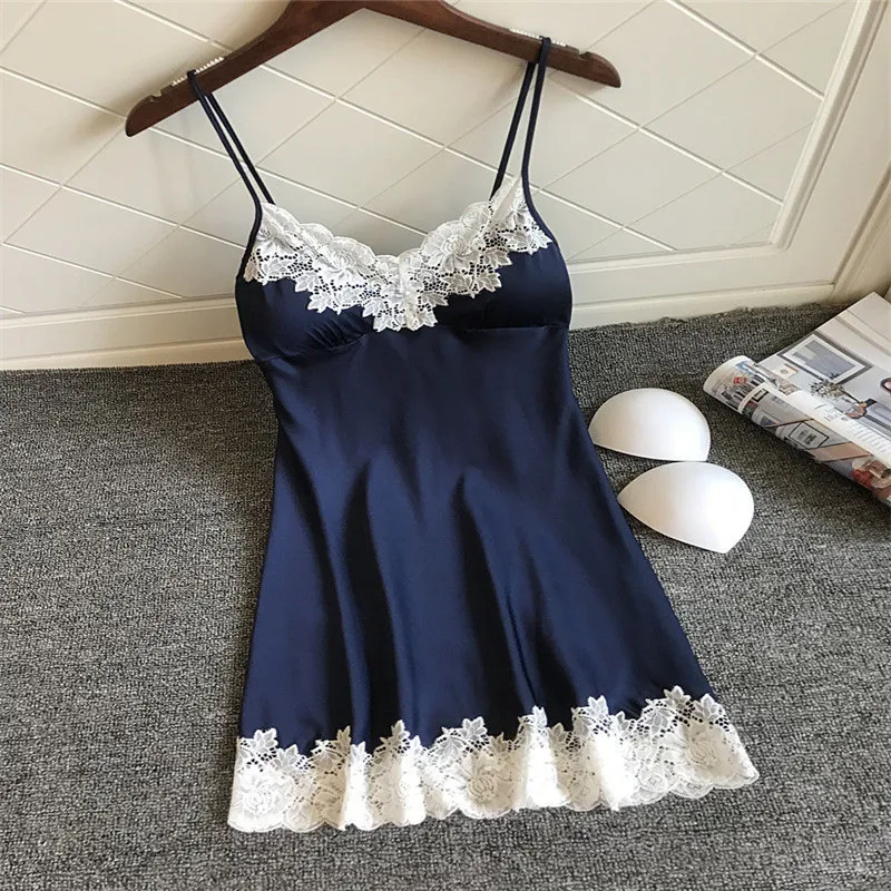 Sexy Sleeveless V-Neck Casual Slim Solid Women Silk Dress Nightdress Nightgown Sleepwear Regular Size Pullover Clothes
Sexy Sleeveless V-Neck Casual Slim Solid Women Silk Dress Nightdress Nightgown Sleepwear Regular Size Pullover Clothes