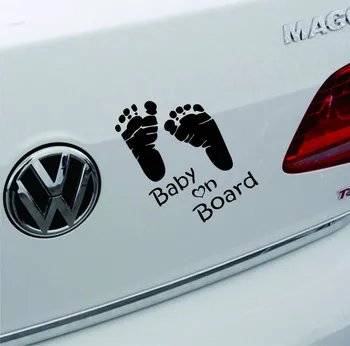 Baby on Board Baby Footprints Reflective Car Stickers Waterproof Funny Personality Warning Car Sticker Wholesale Dropshop
Baby on Board Baby Footprints Reflective Car Stickers Waterproof Funny Personality Warning Car Sticker Wholesale Dropshop