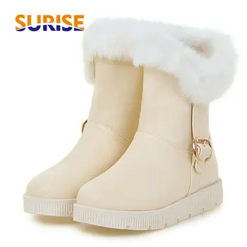 2018 Winter Women Snow Boots 3cm Flat Platform Heel Round Toe White Casual Buckle PU Leather Fur Plush Short Ankle Boots Size 43
2018 Winter Women Snow Boots 3cm Flat Platform Heel Round Toe White Casual Buckle PU Leather Fur Plush Short Ankle Boots Size 43