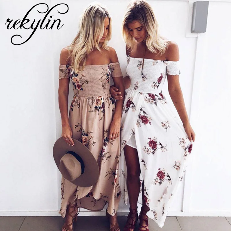 Boho style long dress women Off shoulder beach summer dresses Floral print Vintage chiffon white maxi dress vestidos de festa
Boho style long dress women Off shoulder beach summer dresses Floral print Vintage chiffon white maxi dress vestidos de festa
