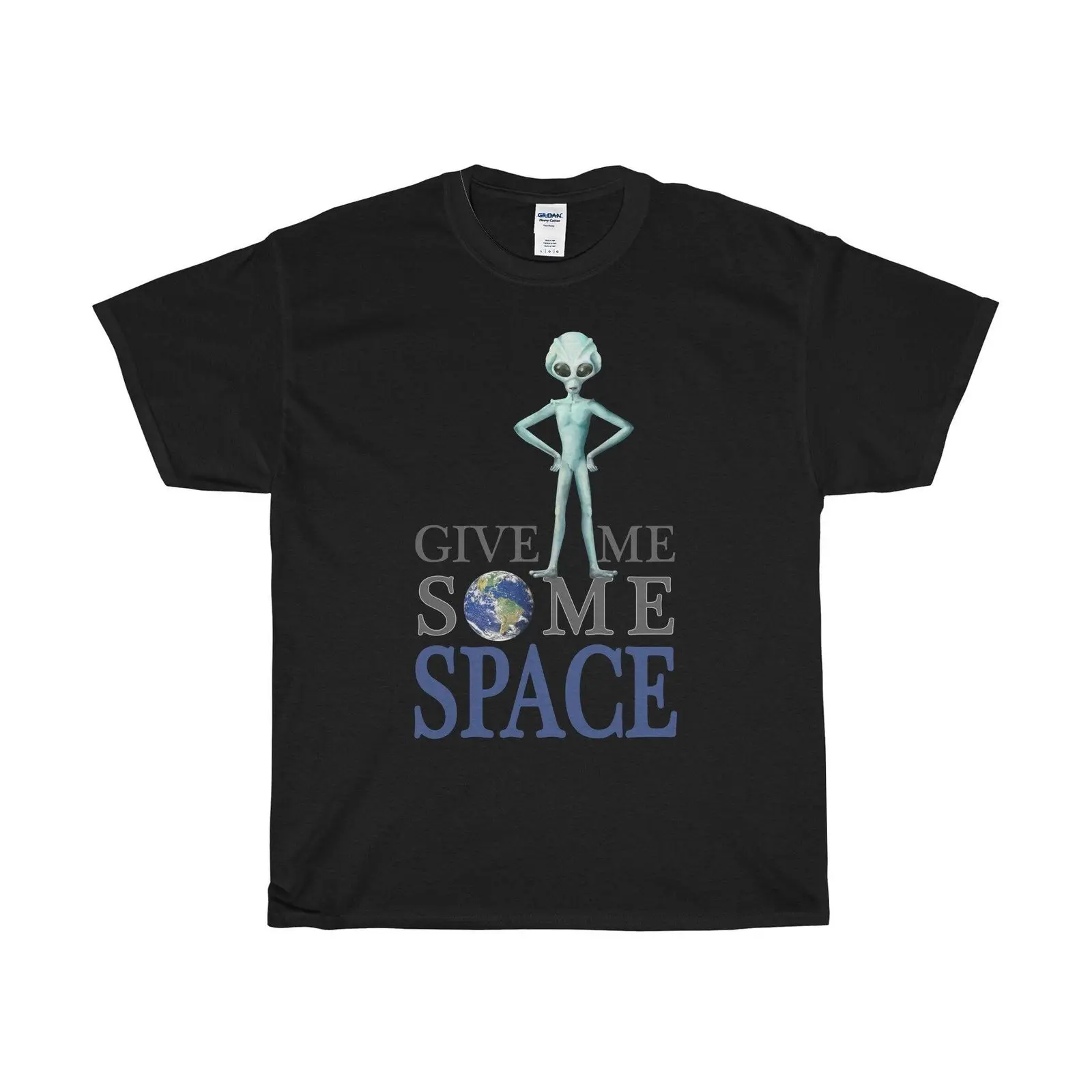 Give Me Some Space - Unisex T-shirt Loose Cotton T-Shirts for Men Cool Tops T Shirt Printed Pure Men'S | Мужская одежда