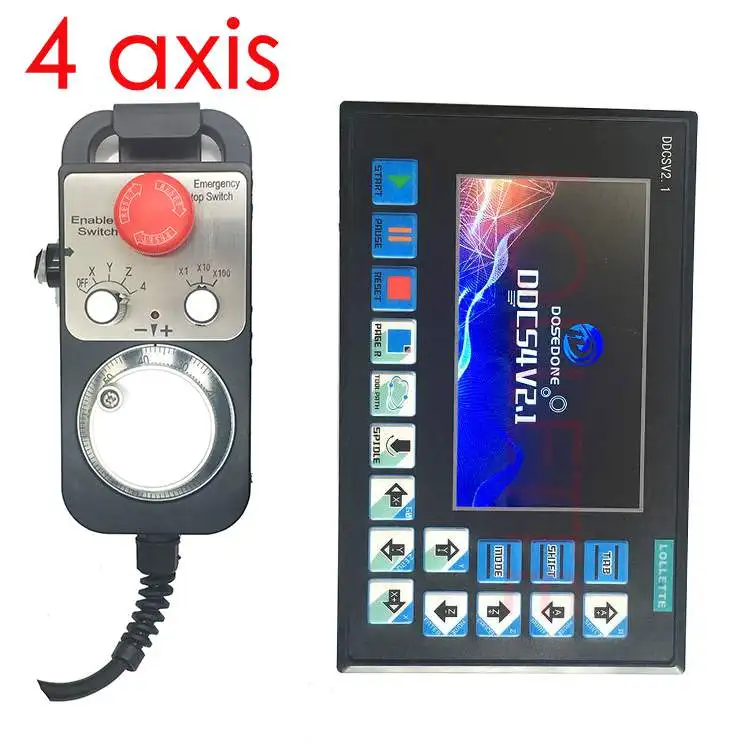 DDCS4V2.1 4 Axis Offline Stand Alone Replace USB CNC Controller CNC Router Engraving Drilling Milling Machine Handwheel MPG
DDCS4V2.1 4 Axis Offline Stand Alone Replace USB CNC Controller CNC Router Engraving Drilling Milling Machine Handwheel MPG