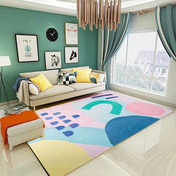 Colors Geometry Pattern Chenille Material Europe Carpet rug Living room Bedroom Study Coffee table Decorative room
Colors Geometry Pattern Chenille Material Europe Carpet rug Living room Bedroom Study Coffee table Decorative room
