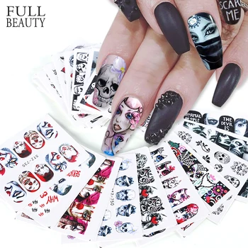 24pcs Cool Halloween Sliders Nail Art Stickers DIY Water Temporary Tattoos Clown Skull Designs for Manicure Decals CHSTZ731-755
24pcs Cool Halloween Sliders Nail Art Stickers DIY Water Temporary Tattoos Clown Skull Designs for Manicure Decals CHSTZ731-755