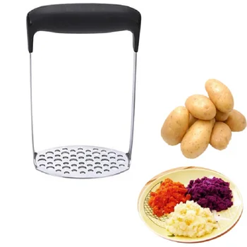 1Pcs Stainless Steel Potato Crusher Sweet Machine Sludge Garlic Press Manual Household Multifunctional Kitchen 17cm*12cm*4.5cm
1Pcs Stainless Steel Potato Crusher Sweet Machine Sludge Garlic Press Manual Household Multifunctional Kitchen 17cm*12cm*4.5cm