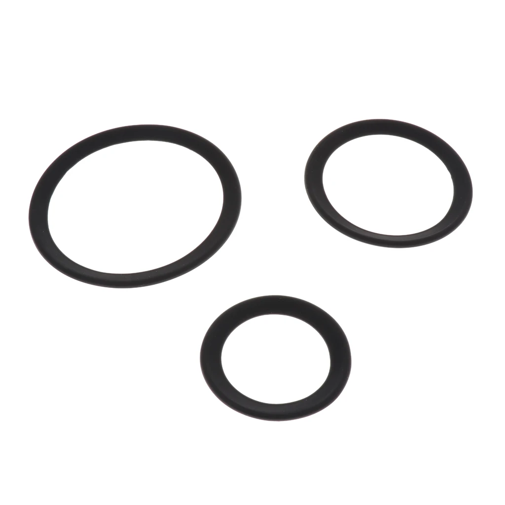 Tooyful 2Pcs Rubber Protector Saxophone Mute Ring Sax Silencer for Soprano Alto Tenor Sax Trumpet Replacement Parts