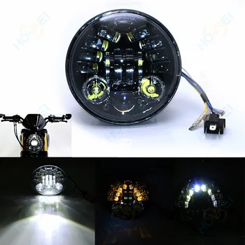 Universal 5.5" Motorcycle Aluminum front LED hi/ow beam Adaptive Headlight DRL Headlamp For Harley BMW R NineT
Universal 5.5" Motorcycle Aluminum front LED hi/ow beam Adaptive Headlight DRL Headlamp For Harley BMW R NineT