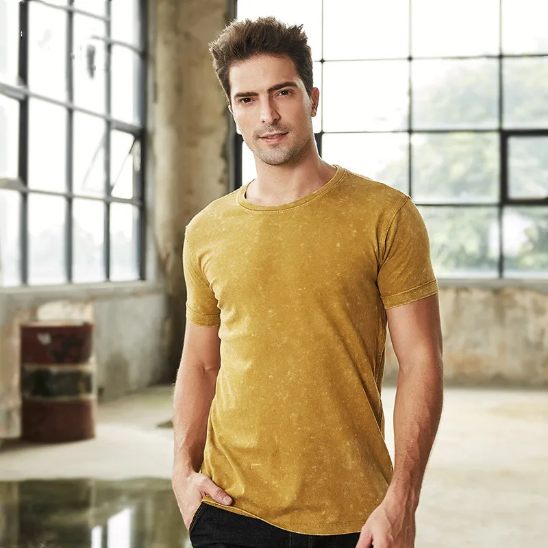 GustOmerD 2019 Summer New Men's T-Shirt Solid Color Short Sleeve Slim T-Shirt Casual O-neck Slim Cotton T-Shirt Men
GustOmerD 2019 Summer New Men's T-Shirt Solid Color Short Sleeve Slim T-Shirt Casual O-neck Slim Cotton T-Shirt Men