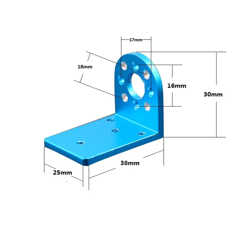 L type metal alloy mount multiple motor mounting holes 16mm 17mm 18mm for RC cars boats 24mm 28mm diameter motors 370 380 390
L type metal alloy mount multiple motor mounting holes 16mm 17mm 18mm for RC cars boats 24mm 28mm diameter motors 370 380 390