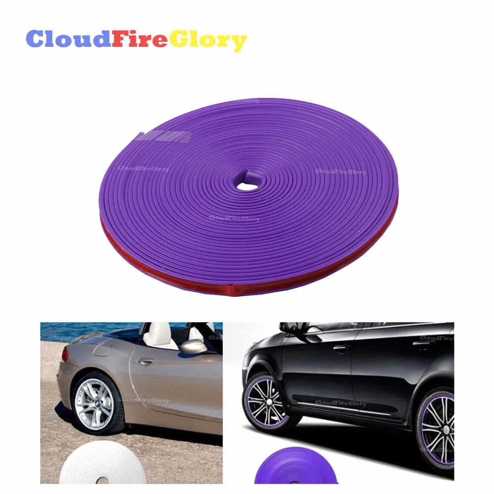 CloudFireGlory Gray Purple Color Auto Car Wheel Hub Rim Edge Protector Ring Tire Guard Line Rubber Strip Sticker
CloudFireGlory Gray Purple Color Auto Car Wheel Hub Rim Edge Protector Ring Tire Guard Line Rubber Strip Sticker