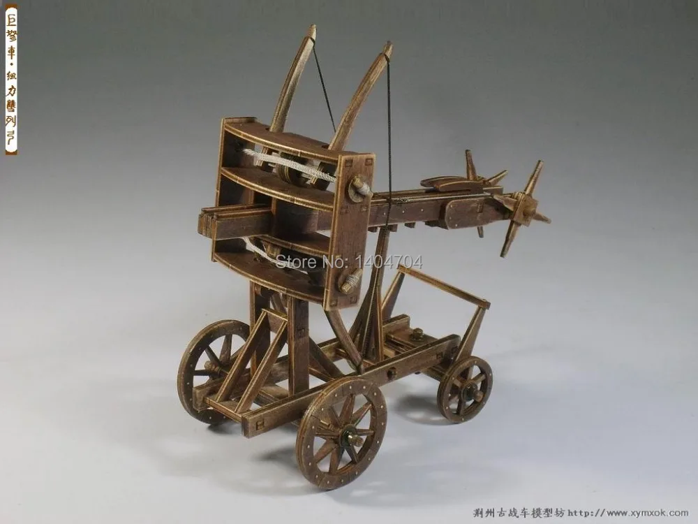 NIDALE model Classic ancient chariots rome Ballista Puzzle kits crossbow Ballista Wooden Model English instruction
NIDALE model Classic ancient chariots rome Ballista Puzzle kits crossbow Ballista Wooden Model English instruction