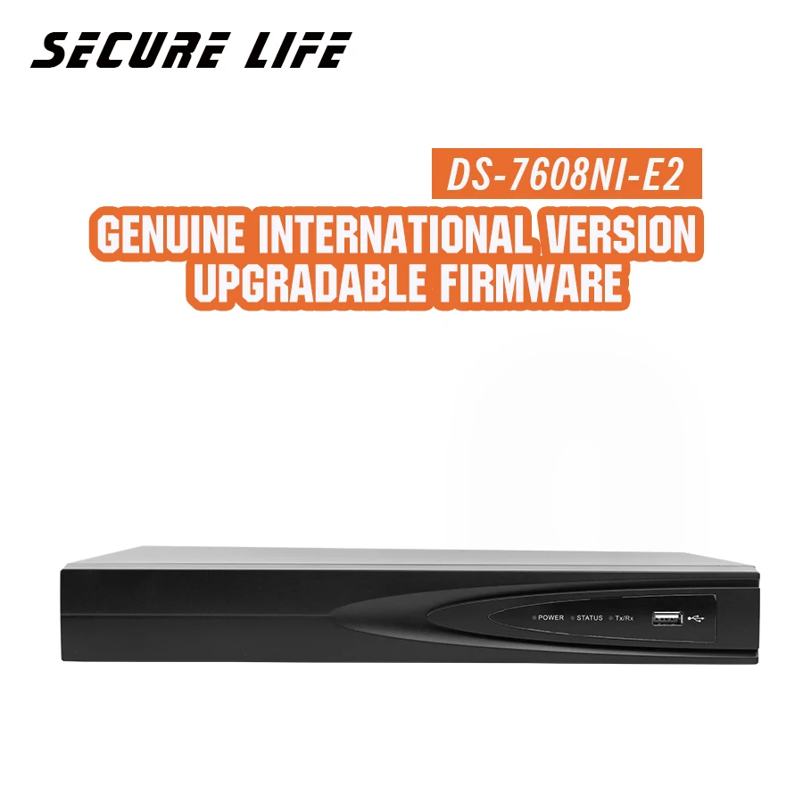 In stock Free shipping DS-7608NI-E2 English version 8ch NVR with 2SATA NON-POE ports HDMI and VGA output embedded NVR H.264
In stock Free shipping DS-7608NI-E2 English version 8ch NVR with 2SATA NON-POE ports HDMI and VGA output embedded NVR H.264