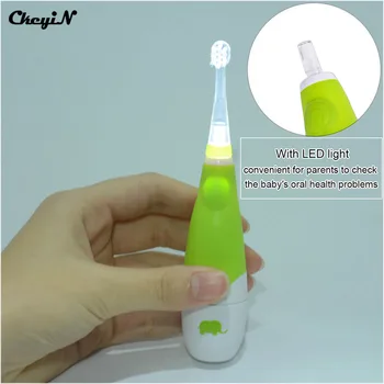 CkeyiN LED Light Baby Kids Electric Toothbrush Ultrasonic Sonic Children Electric Teeth Brush 3Pcs Brush Heads Timer Brush 35
CkeyiN LED Light Baby Kids Electric Toothbrush Ultrasonic Sonic Children Electric Teeth Brush 3Pcs Brush Heads Timer Brush 35