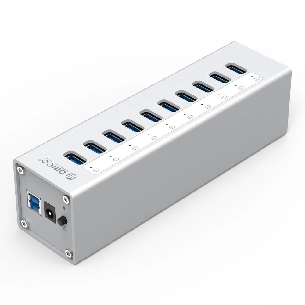 Концентратор для компьютера ORICO A3H10 алюминиевый концентратор usb высокоскоростной