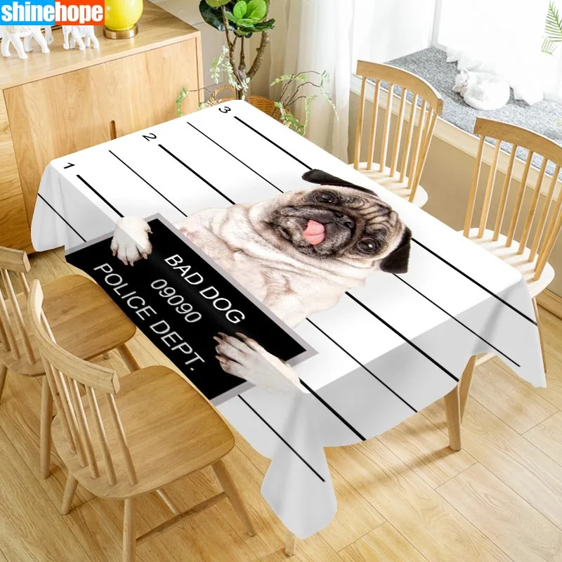 Custom Christmas Pug Dog Table Cloth Oxford Print Rectangular Waterproof Oilproof Animals Table Cover Wedding Tablecloth
Custom Christmas Pug Dog Table Cloth Oxford Print Rectangular Waterproof Oilproof Animals Table Cover Wedding Tablecloth