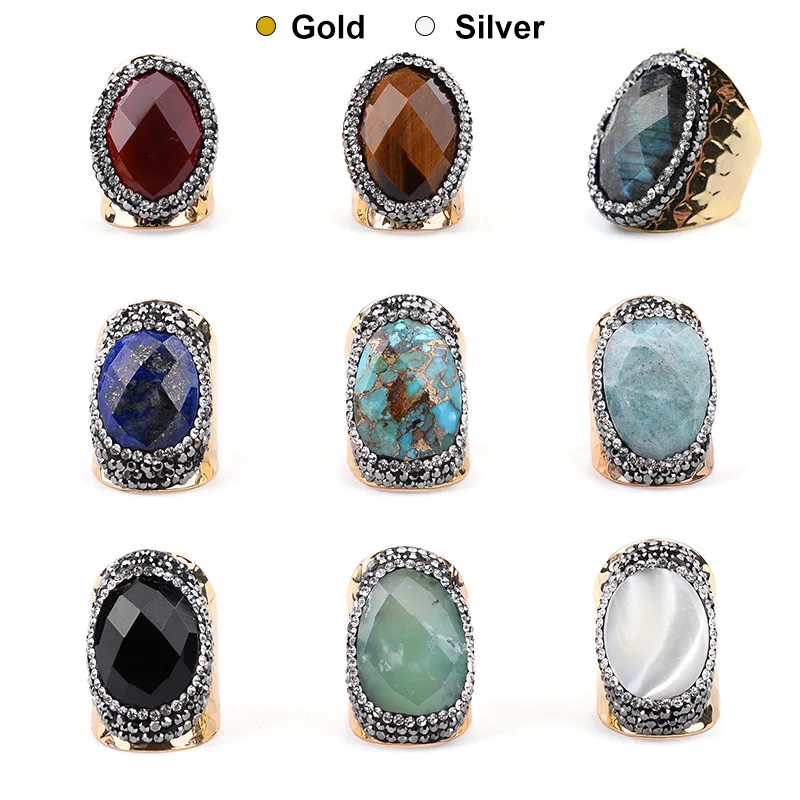 BOJIU Trendy Gold & Silvery Big Stone Rings For Women Boho Black Crystal Labradorite Blue Sandstone Tiger Eye Ring Jewelry RI037
BOJIU Trendy Gold & Silvery Big Stone Rings For Women Boho Black Crystal Labradorite Blue Sandstone Tiger Eye Ring Jewelry RI037