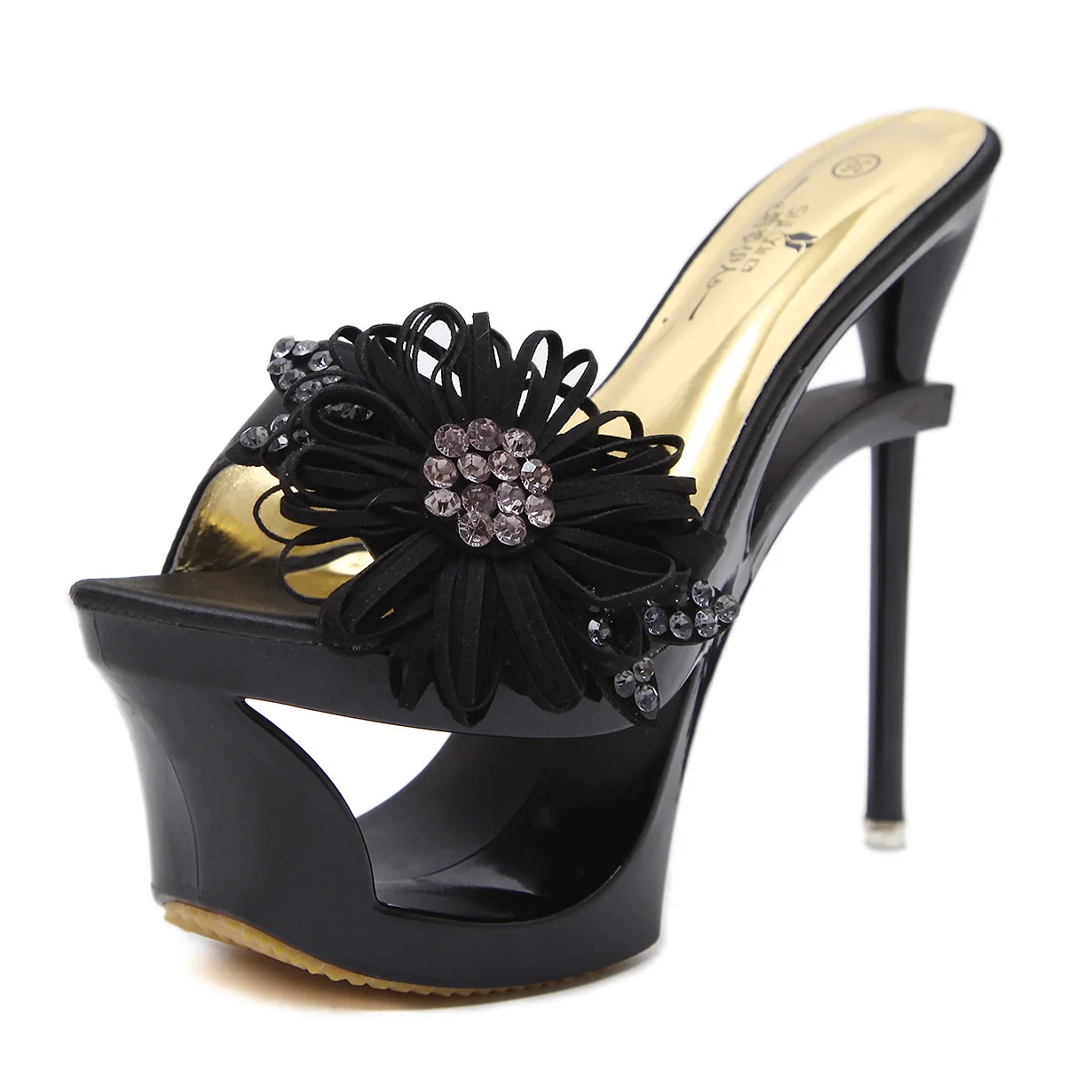 Flower Sexy Nightclub Party European Summer Women's Sandals Satin Rhinestone Platform Thin High Heels Sandal Big Size 35-40
Flower Sexy Nightclub Party European Summer Women's Sandals Satin Rhinestone Platform Thin High Heels Sandal Big Size 35-40