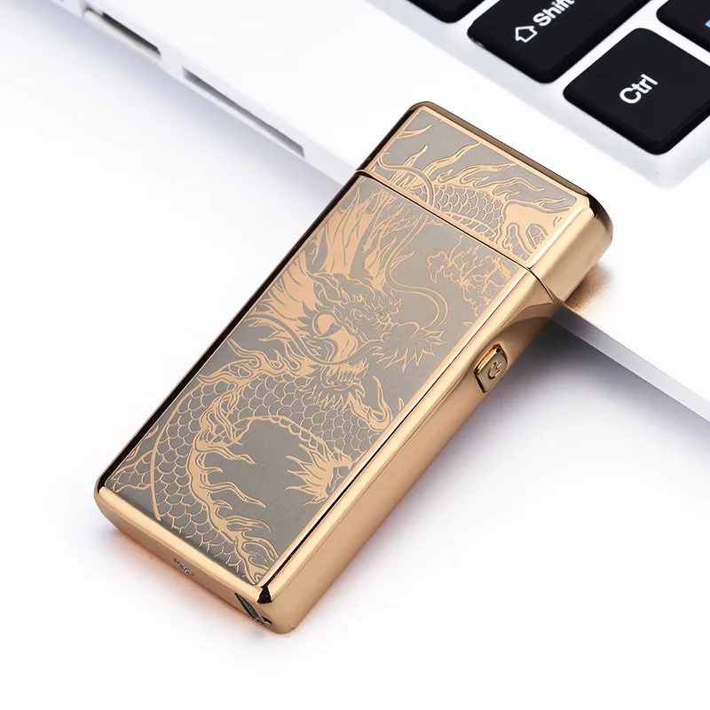 Electronic Metal Windproof Lighters Charging Double Arc Usb Charging Electric Plasma Pulse for Smke Pipe Cigarette Cigar for Men
Electronic Metal Windproof Lighters Charging Double Arc Usb Charging Electric Plasma Pulse for Smke Pipe Cigarette Cigar for Men