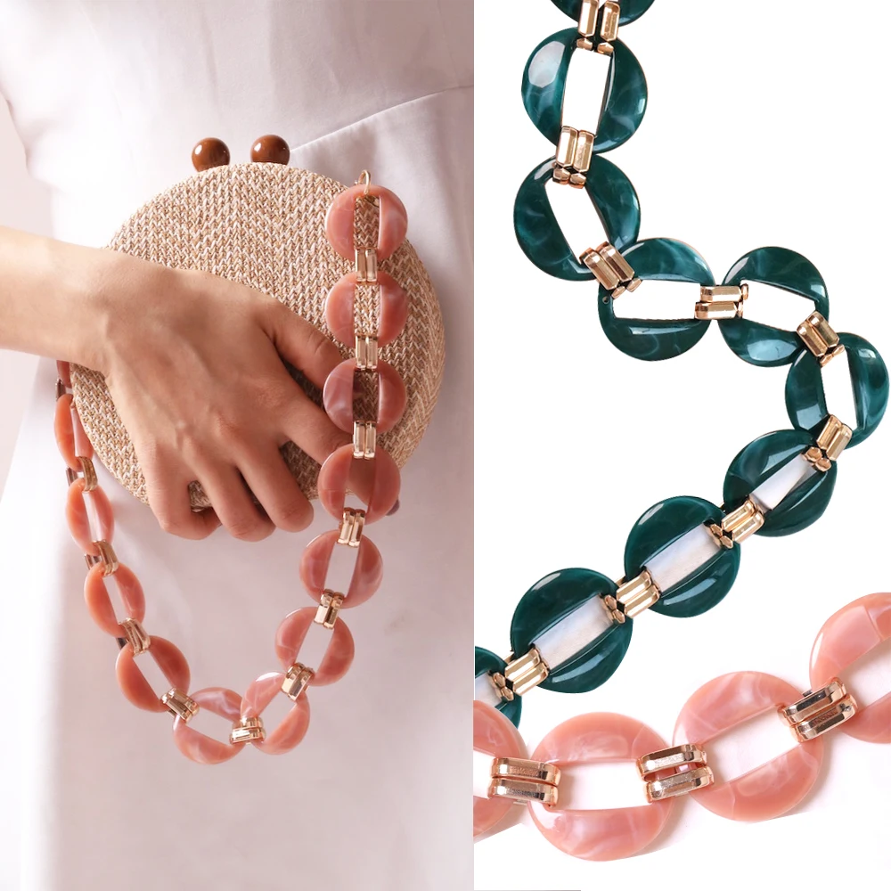 Luxury Designer 60-120cm Acrylic Alloy Strap DIY Resin Chain Handbag Jelly Plastic Shoulder Strap Thick Bag Belt Bag Accessories
Luxury Designer 60-120cm Acrylic Alloy Strap DIY Resin Chain Handbag Jelly Plastic Shoulder Strap Thick Bag Belt Bag Accessories