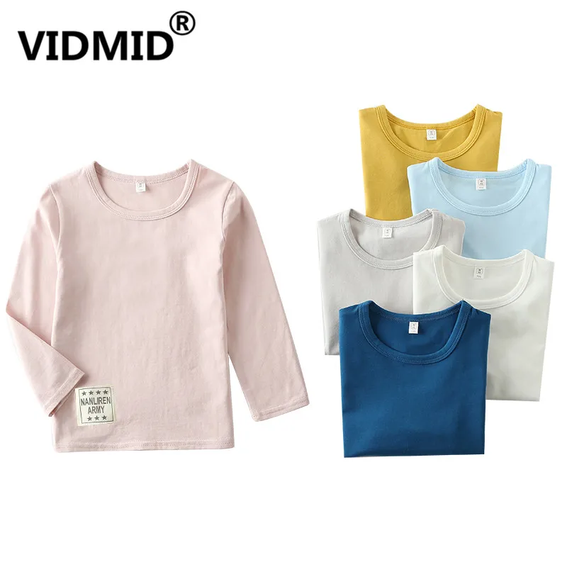VIDMID children T-shirt tees Top Quality Long Sleeve Pure Color Boys Girls t-Shirt Tops Kids Clothes boys girls tops 2001 06
VIDMID children T-shirt tees Top Quality Long Sleeve Pure Color Boys Girls t-Shirt Tops Kids Clothes boys girls tops 2001 06