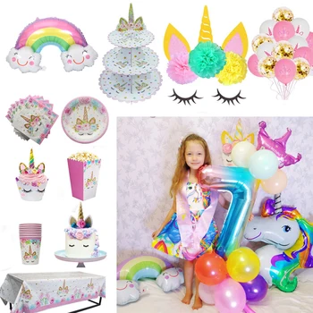 1 Sets Unicorn Party Decor Birthday Party Decoration Kids Unicorn Theme Paper Hat Napkins Plate Girl Happy Birthday Gifts Sets
1 Sets Unicorn Party Decor Birthday Party Decoration Kids Unicorn Theme Paper Hat Napkins Plate Girl Happy Birthday Gifts Sets