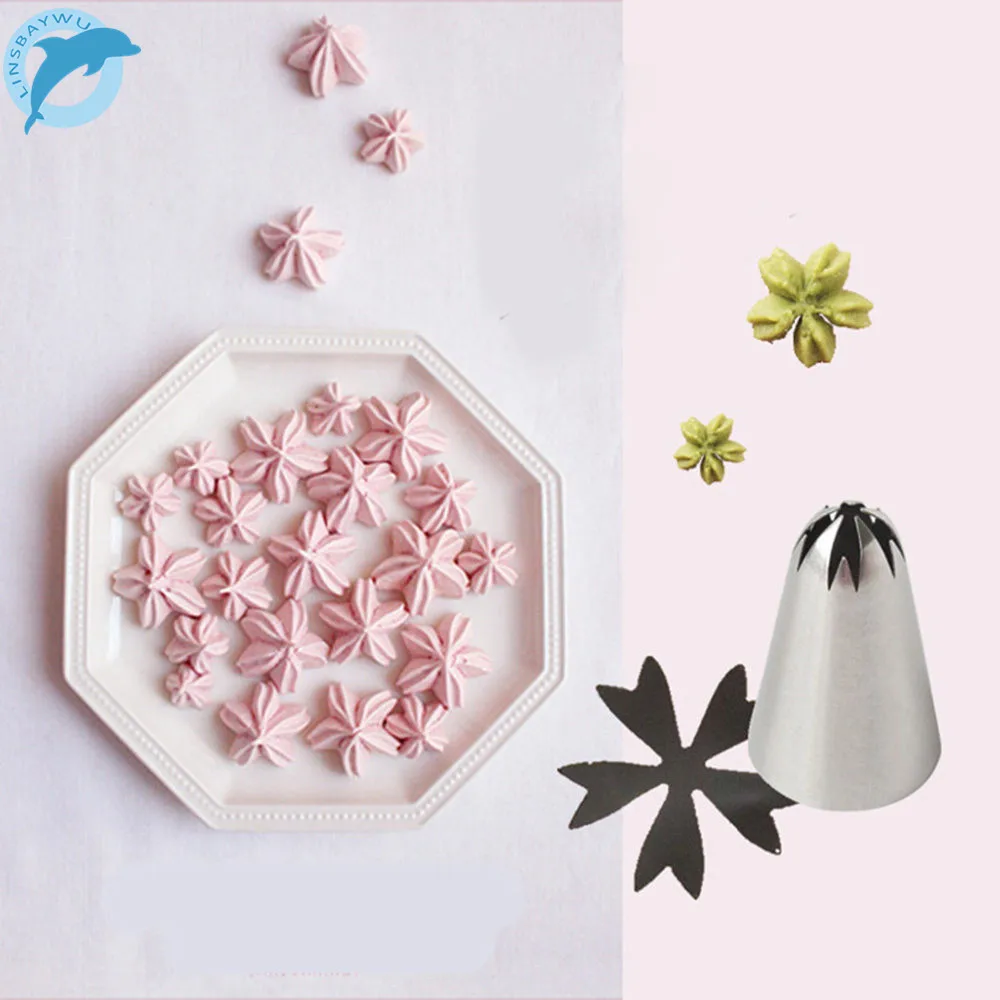 LINSBAYWU #2F Stainless Steel Piping Icing Nozzle for Cream,Pastry Accessories Cream Decoration Pastry Tools for Cake Fondant
LINSBAYWU #2F Stainless Steel Piping Icing Nozzle for Cream,Pastry Accessories Cream Decoration Pastry Tools for Cake Fondant