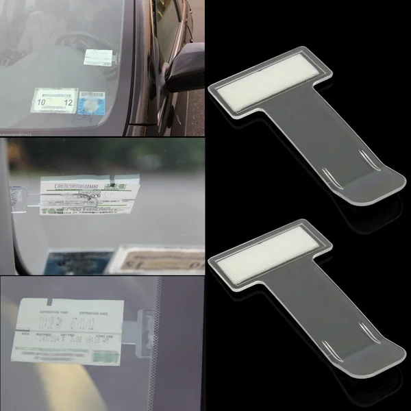 2 Pcs Car Vehicle Parking Ticket Permit Holder Clip Sticker Windscreen Window Fastener Stickers Kit Car Accessories car clips
2 Pcs Car Vehicle Parking Ticket Permit Holder Clip Sticker Windscreen Window Fastener Stickers Kit Car Accessories car clips