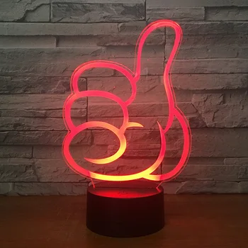 Thumb electronic gift led atmosphere light 3d stereo night light bedside lamp Creative 7 color table lamp 2120
Thumb electronic gift led atmosphere light 3d stereo night light bedside lamp Creative 7 color table lamp 2120