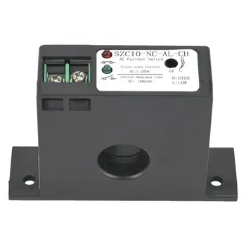 AC 1-200A SZC10-NC-AL-CH Self Supply Adjustable Normally Close AC Current Sensing Switch
AC 1-200A SZC10-NC-AL-CH Self Supply Adjustable Normally Close AC Current Sensing Switch