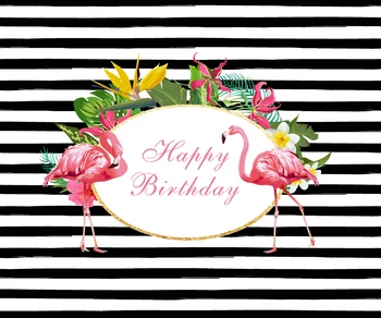Flamingo Black stripes Birthday Photography Backdrops Photo Background Party Wall Decoration Backdrop W-300
Flamingo Black stripes Birthday Photography Backdrops Photo Background Party Wall Decoration Backdrop W-300