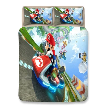 3D Cartoon Racing car Mario Printed bedding set 14 Size comforter bedding sets bedclothes bed linen duvet cover Pillowcases
3D Cartoon Racing car Mario Printed bedding set 14 Size comforter bedding sets bedclothes bed linen duvet cover Pillowcases