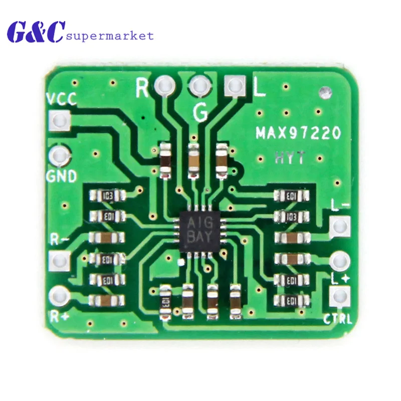 1PC 2.5 ~ 5.5V Power amplifier board MAX97220 differential to balanced single-ended output amp HIFI input
1PC 2.5 ~ 5.5V Power amplifier board MAX97220 differential to balanced single-ended output amp HIFI input
