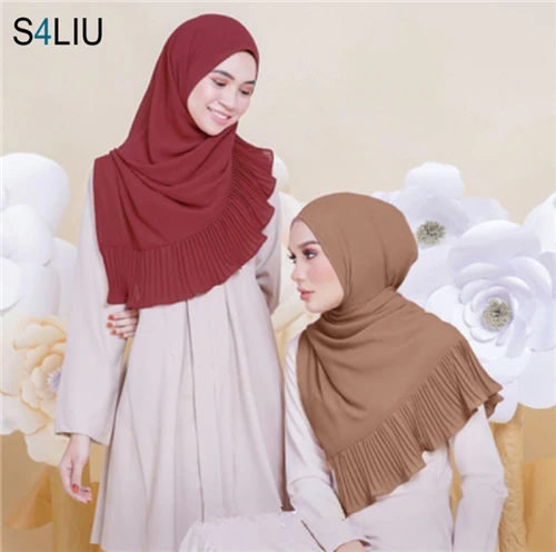 180 * 75 18 Colors Patchwork Chiffon Rides Shawls Wrap Hijab Draped Muslim Sewing Pleated Scarves / Scarf Long Headscarf Pleated
180 * 75 18 Colors Patchwork Chiffon Rides Shawls Wrap Hijab Draped Muslim Sewing Pleated Scarves / Scarf Long Headscarf Pleated