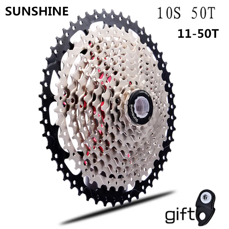 11 50T кассета 10 скоростной mtb велосипед freewheel Звездочка cdg cog velocidade горный ultralight 583g vg