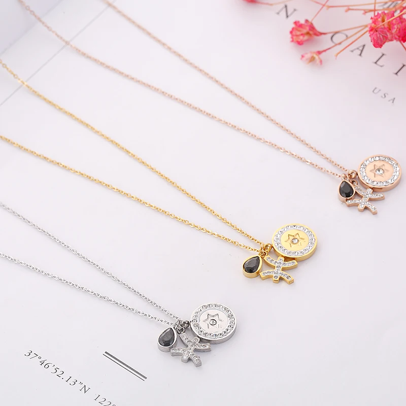 Оптовая продажа модные ювелирные изделия буквы H подвески Bijoux Femme нержавеющая