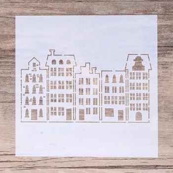 13 cm DIY Craft Layering House Stencils For Walls Painting Scrapbooking Stamping Stamps Album Decorative Embossing Paper Cards
13 cm DIY Craft Layering House Stencils For Walls Painting Scrapbooking Stamping Stamps Album Decorative Embossing Paper Cards