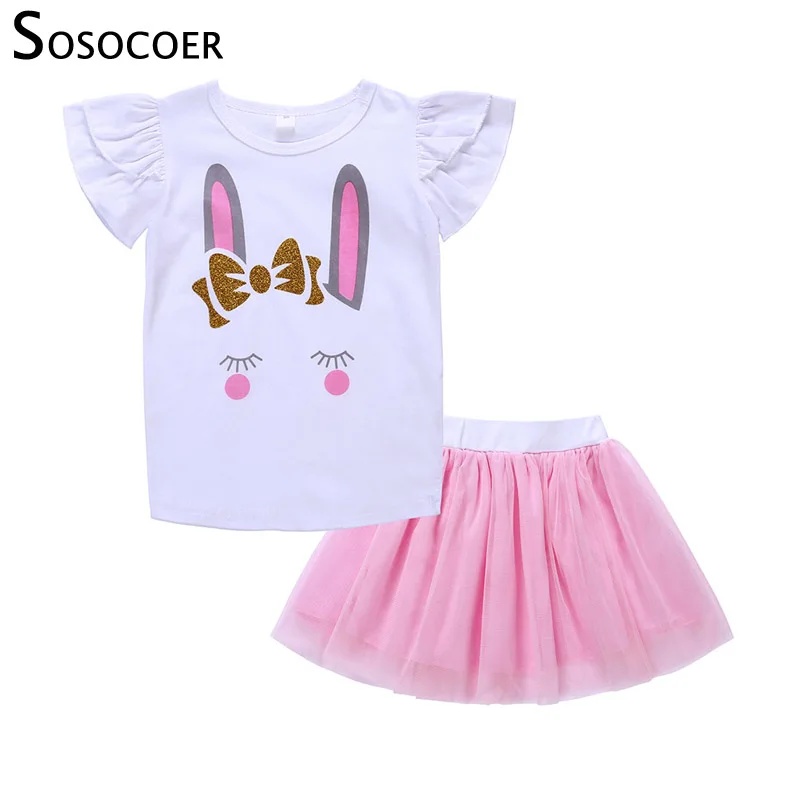 SOSOCOER 2018 Summer Girls Clothing Set Baby Girl Clothes Children Clothing T Shirt Tops Mesh Skirt Fashion Outfits for Kids
SOSOCOER 2018 Summer Girls Clothing Set Baby Girl Clothes Children Clothing T Shirt Tops Mesh Skirt Fashion Outfits for Kids