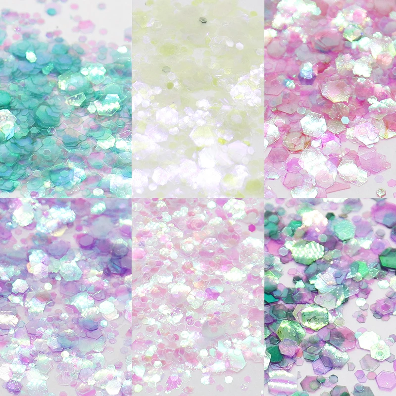 Nail Art Glitter Sequins Hexagons Chunky Glitter Mermaid Nail Art Festival Face Body Hair Decal 6 Boxes Nail Decorations
Nail Art Glitter Sequins Hexagons Chunky Glitter Mermaid Nail Art Festival Face Body Hair Decal 6 Boxes Nail Decorations