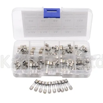 

100pcs/lots 5x20mm 0.5A 1A 2A 3A 4A 5A 6A 7A 8A 10A 15A Quick Blow Glass Tube Fuse Assorted Kits,Fast-blow Glass Fuses