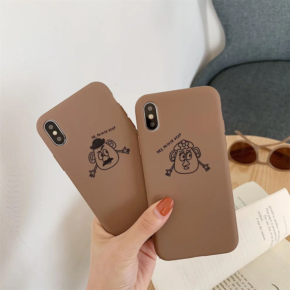 DTFQ Cartoon Matte Couple Case Mr Mrs. Potato Head Stylish Soft TPU Cover Silicone for iPhone 7 8 Plus 6s XR Xs Max X 11 Pro Max
DTFQ Cartoon Matte Couple Case Mr Mrs. Potato Head Stylish Soft TPU Cover Silicone for iPhone 7 8 Plus 6s XR Xs Max X 11 Pro Max