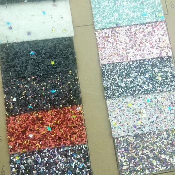 NEW! high quality glitter pieces style synthetic leather fabric PVC faux leather textile fabric 12 color for bag decorative
NEW! high quality glitter pieces style synthetic leather fabric PVC faux leather textile fabric 12 color for bag decorative