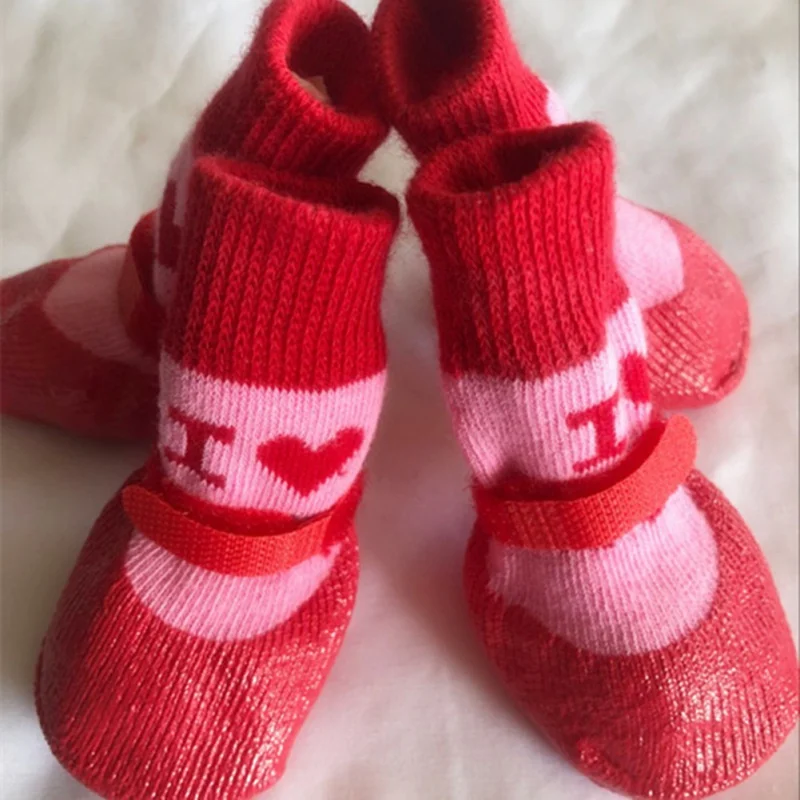 4 Pcs/Set Pet Dog Nonslip Shoes Socks Comfortable Puppy Waterproof Rubber Reinforcement
4 Pcs/Set Pet Dog Nonslip Shoes Socks Comfortable Puppy Waterproof Rubber Reinforcement