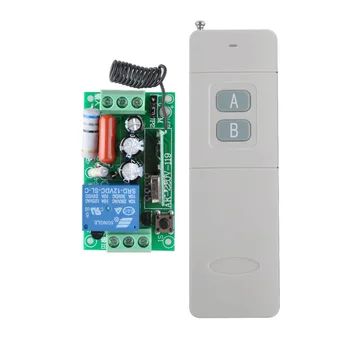 AC 220 V 1CH 10A Relay RF Wireless Remote Control Switch Wireless Light Switch High Quality Receiver + 200M-3000M Transmitter
AC 220 V 1CH 10A Relay RF Wireless Remote Control Switch Wireless Light Switch High Quality Receiver + 200M-3000M Transmitter