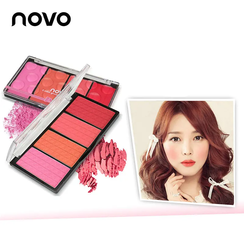 NOVO Brand Three-dimensional 4-color Repair Powder Natural Modification Contour Repair Capacity Rouge Combination Blush
NOVO Brand Three-dimensional 4-color Repair Powder Natural Modification Contour Repair Capacity Rouge Combination Blush