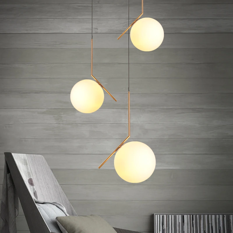 The modern style restaurant chandelier Nordic minimalist fashion clothing store room glass spherical decorative lamp
The modern style restaurant chandelier Nordic minimalist fashion clothing store room glass spherical decorative lamp